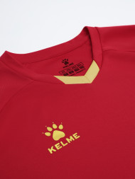 Детская футбольная форма KELME Short-Sleeved Football Suit (Red/Black)