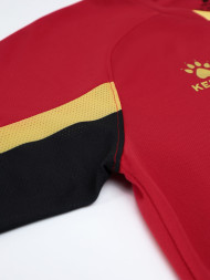 Детская футбольная форма KELME Short-Sleeved Football Suit (Red/Black)