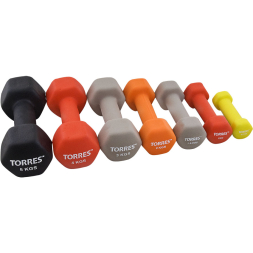 Гантель TORRES PL550105, вес 0.5 кг, 1 шт