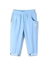 Детские бриджи KELME Boy's Knitted Cropped Trousers Light Blue