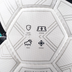 Мяч футб  TORRES Pro, F323985, р 5, 32 панел  EPU-Microf, 4 подкл  слоя, ручная сшивка, бело-мультик