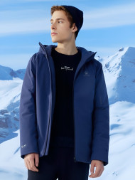 Пуховик KELME Hooded Down Jacket Dark Blue