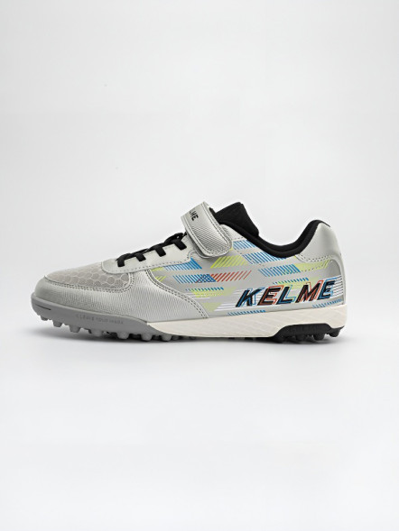 Детские шиповки KELME Children's Soccer Shoes (TF) Grey
