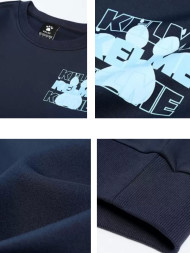 Свитшот KELME Knit Crew Neck Sweater Dark Blue