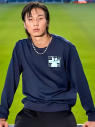 Свитшот KELME Knit Crew Neck Sweater Dark Blue