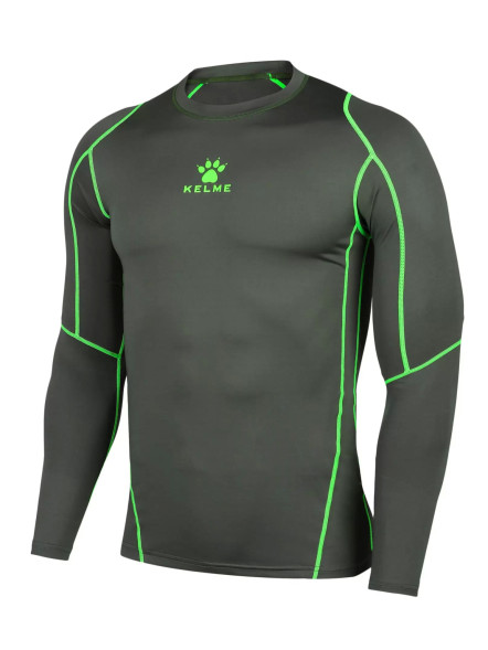 Термобелье (верх) KELME Men's Long Sleeve Tights Dark Grey