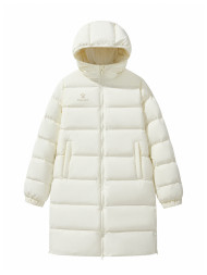 Детский пуховик KELME Children'S Long Down Jacket White