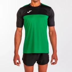 Футболка игровая JOMA с коротким рукавом WINNER Зеленый-черный