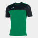 Футболка игровая JOMA с коротким рукавом WINNER Зеленый-черный