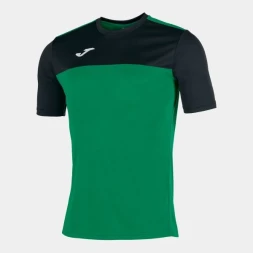Футболка игровая JOMA с коротким рукавом WINNER Зеленый-черный