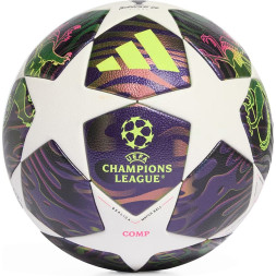 Мяч футб. ADIDAS UCL Competition JX9096, р.4, 32п, ПУ, термосшивка, бело-фиолетовый
