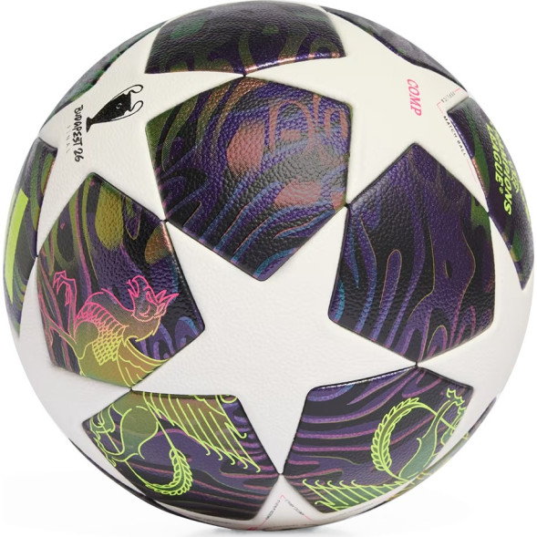 Мяч футб. ADIDAS UCL Competition JX9096, р.4, 32п, ПУ, термосшивка, бело-фиолетовый