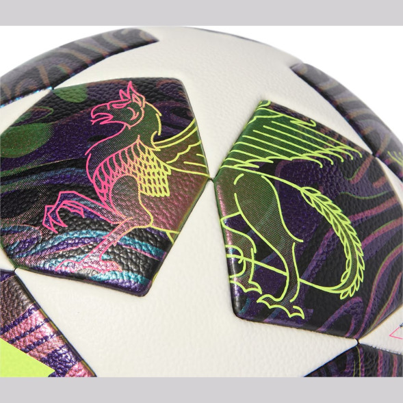 Мяч футб. ADIDAS UCL Competition JX9096, р.4, 32п, ПУ, термосшивка, бело-фиолетовый