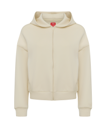Худи на молнии JOGEL 360 Soft Zip Hoodie W Relaxed Fit, молочный