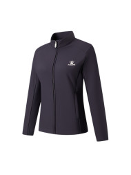 Олимпийка KELME Stand-up Collar Fleece-lined Knit Cardigan Dark Blue
