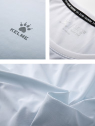 Футболка KELME Round Neck Short Sleeve T-Shirt Blue