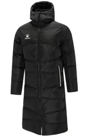 Пуховик KELME Adult Long Jacket (Black/White)