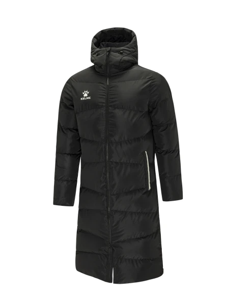 Пуховик KELME Adult Long Jacket (Black/White)