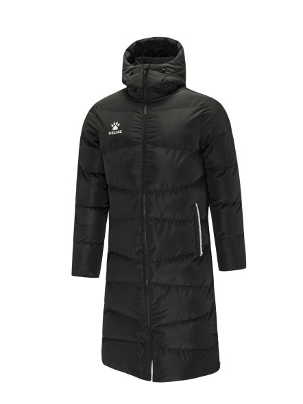 Пуховик KELME Adult Long Jacket (Black/White)