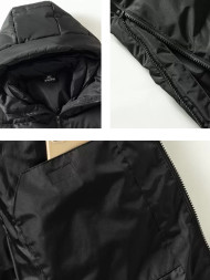 Пуховик KELME Adult Long Jacket (Black/White)