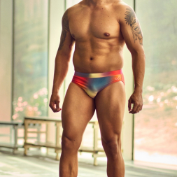 SLIP DE BAÑO HYDRO NARANJA