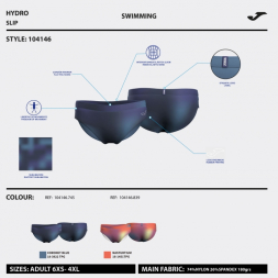 SLIP DE BAÑO HYDRO NARANJA