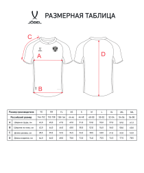 Футболка игровая JOGEL NATIONAL PerFormDRY Home Jersey, красный