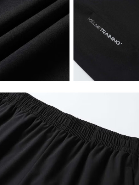 Бриджи KELME Men's Woven Cropped Pants Black