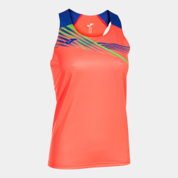 CAMISETA TIRANTES ELITE X CORAL FLUOR ROYAL
