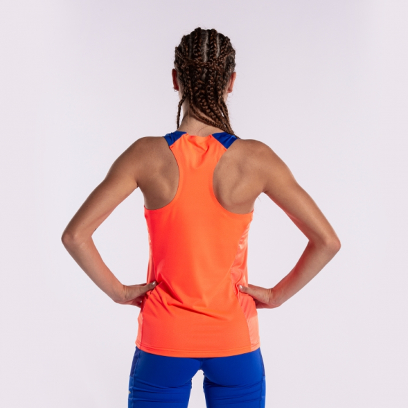 CAMISETA TIRANTES ELITE X CORAL FLUOR ROYAL