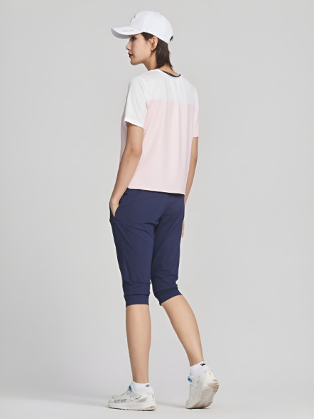 Бриджи KELME Women's Woven Cropped Pants Dark Blue