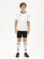 Детская футбольная форма KELME Short-Sleeved Football Suit (White/Black)