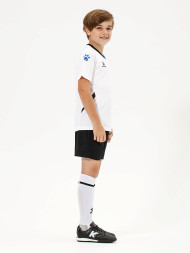 Детская футбольная форма KELME Short-Sleeved Football Suit (White/Black)