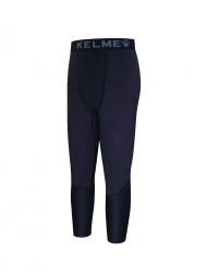 Детское термобелье низ KELME Kids Tight Trousers (3/4 Pants) Black