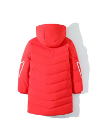 Детский пуховик KELME Boy's Mid-Length Down Jacket Red