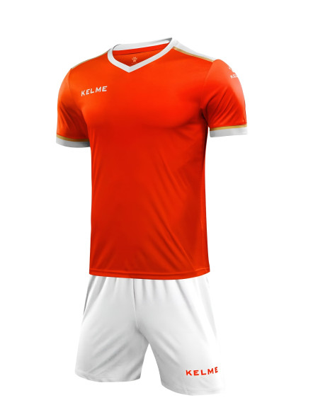 Детская футбольная форма KELME S/S Football Set Kid (Orange/White)