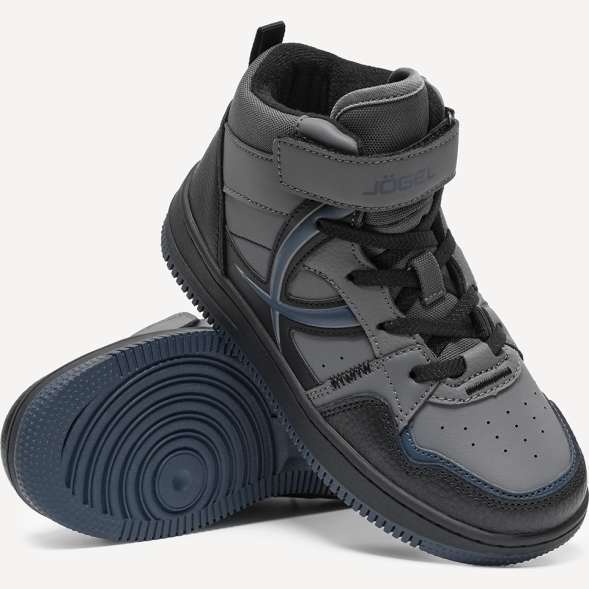 Кроссовки спортивные JÖGEL Freedom Kids, серый/черный