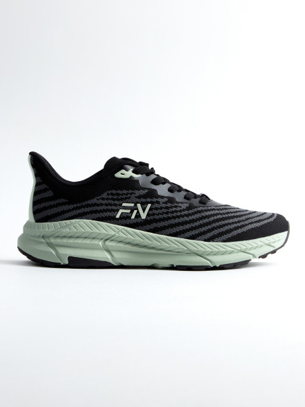 Кроссовки FN React (Black/Light Green)