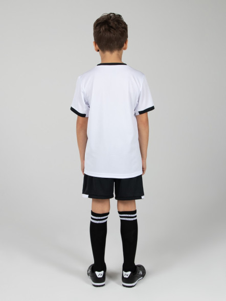 Детская футбольная форма FN Football Set Kid Kid (White/Black)