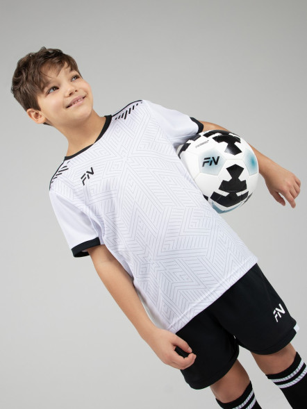 Детская футбольная форма FN Football Set Kid Kid (White/Black)