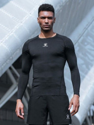 Термобелье (верх) KELME Men's Long Sleeve Tights Black