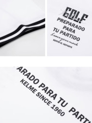 Футболка KELME Round Neck Short Sleeve T-Shirt White