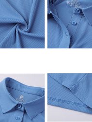 Футболка-поло KELME Ladies Short Sleeve Polo Shirt Blue