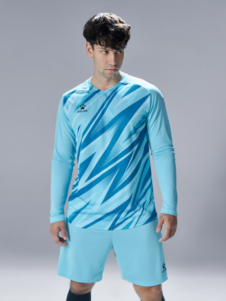 Вратарская форма KELME Long Sleeve Goalkeeper Suit Light Blue