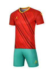 Детская футбольная форма KELME Football Uniform Set (Red/Teal)