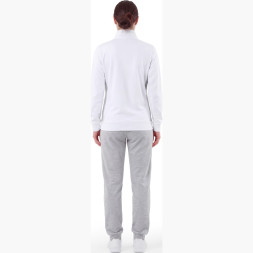 Костюм спортивный MIKASA MT537/530-022-2XL, р.2XL, 70% хлопок, 30% полиэстер, бело-серый