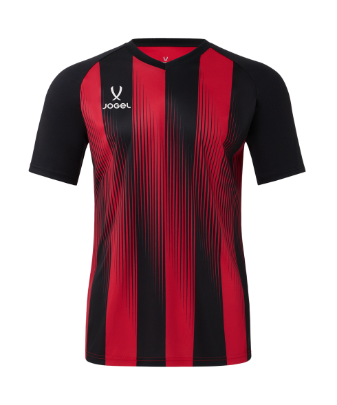 Футболка игровая JOGEL CAMP Striped Jersey, красный/черный
