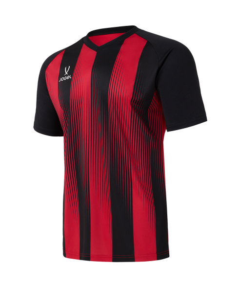 Футболка игровая JOGEL CAMP Striped Jersey, красный/черный