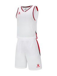 Детская баскетбольная форма KELME Children's Basketball Uniform (White/Red)