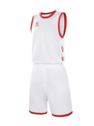 Детская баскетбольная форма KELME Children's Basketball Uniform (White/Red)